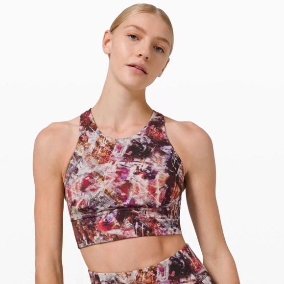 lululemon athletica Other - Lululemon wunder train longline bra size 6